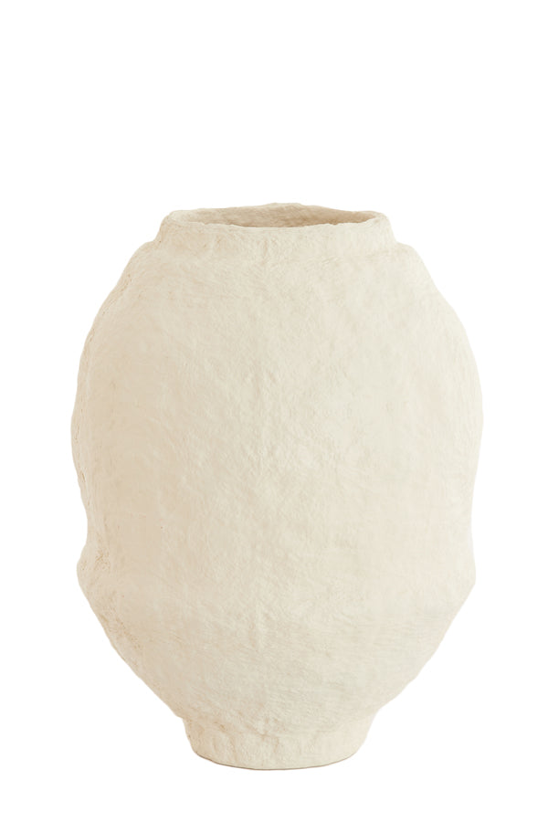 Light & Living Accessories Vase deco 45x60 cm LEANO matt cream House of Isabella UK