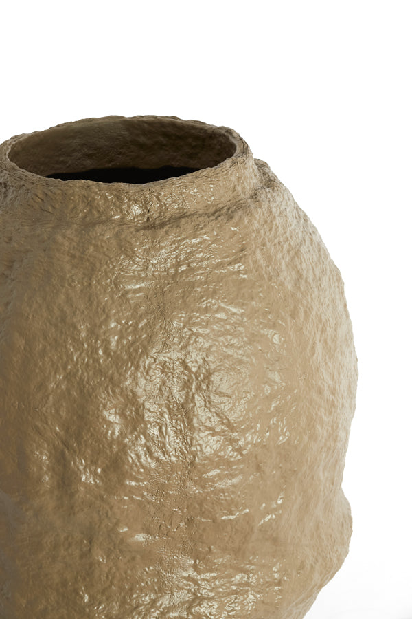 Light & Living Accessories Vase deco 45x60 cm LEANO matt taupe House of Isabella UK