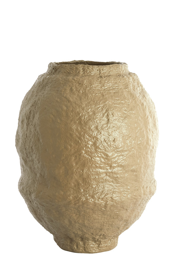 Light & Living Accessories Vase deco 45x60 cm LEANO matt taupe House of Isabella UK