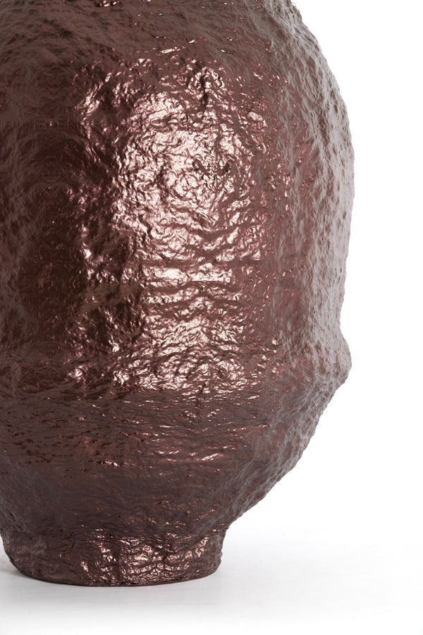 Light & Living Accessories Vase deco 45x60 cm LEANO metallic eggplant House of Isabella UK