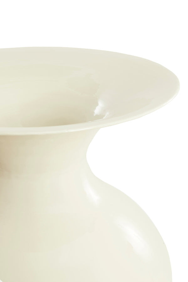 Light & Living Accessories Vase deco 45x71 cm BOLULLA shiny cream House of Isabella UK