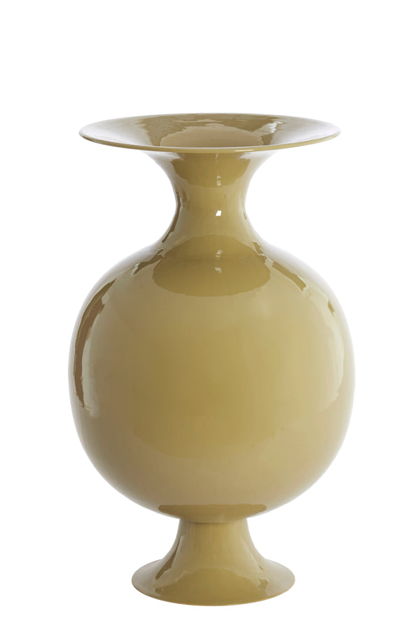 Light & Living Accessories Vase deco 45x71 cm BOLULLA shiny olive green House of Isabella UK