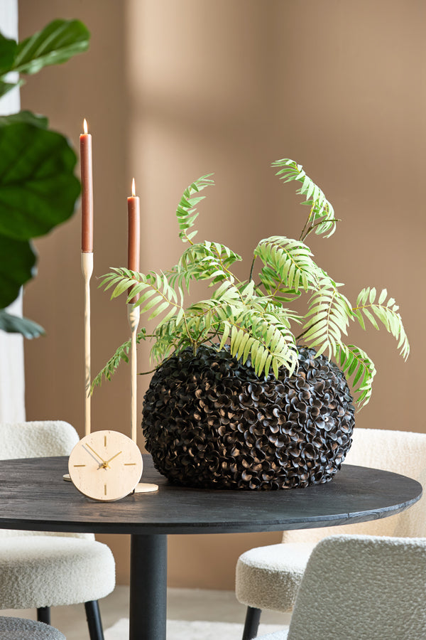 Light & Living Accessories Vase deco 47,5x30 cm PHYLIA matt black House of Isabella UK