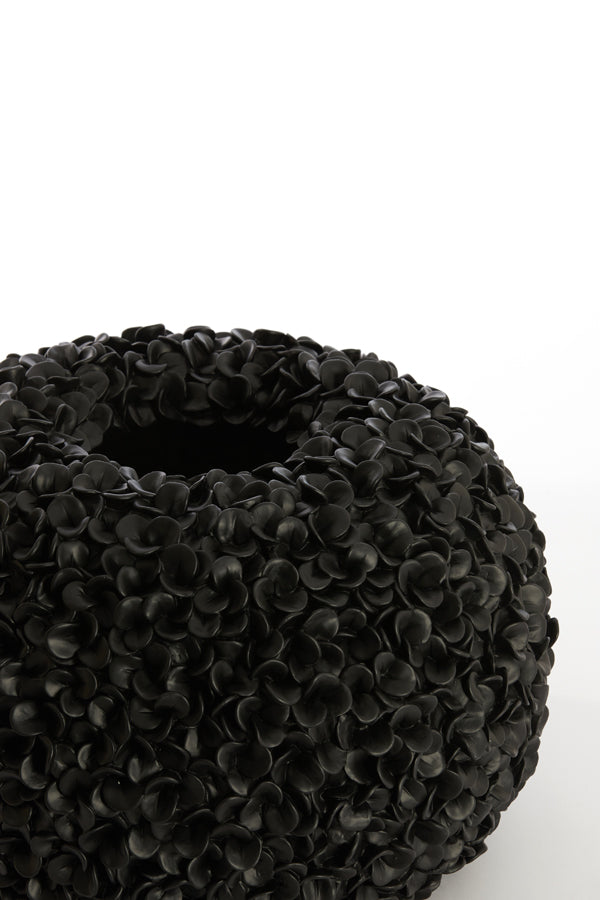 Light & Living Accessories Vase deco 47,5x30 cm PHYLIA matt black House of Isabella UK