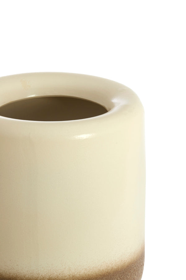 Light & Living Accessories Vase deco 47,5x65 cm ISAURA ceramics cream+brown House of Isabella UK
