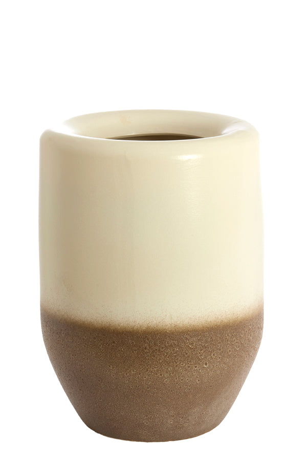 Light & Living Accessories Vase deco 47,5x65 cm ISAURA ceramics cream+brown House of Isabella UK
