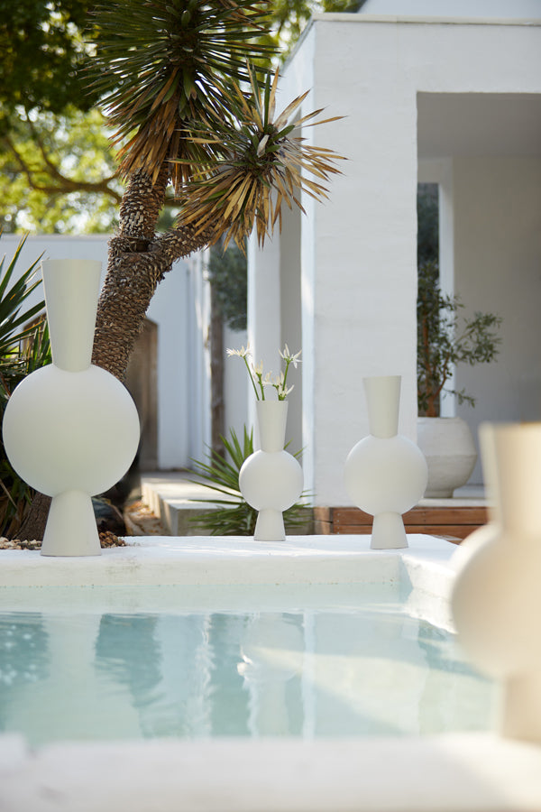 Light & Living Accessories Vase deco 47x26x100 cm KAVANDU cream House of Isabella UK