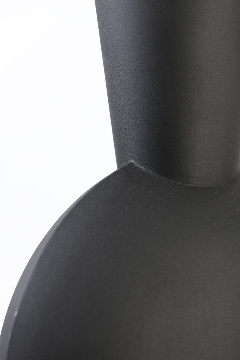 Light & Living Accessories Vase deco 47x26x100 cm KAVANDU matt black House of Isabella UK