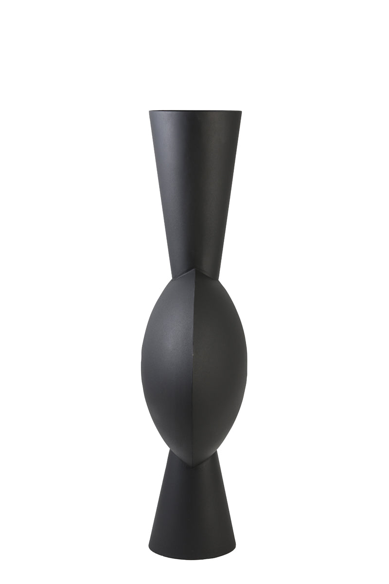 Light & Living Accessories Vase deco 47x26x100 cm KAVANDU matt black House of Isabella UK