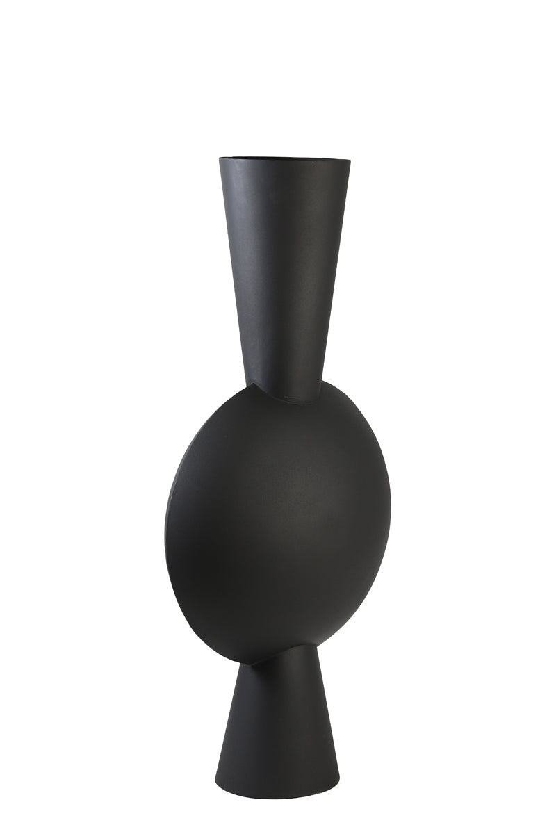 Light & Living Accessories Vase deco 47x26x100 cm KAVANDU matt black House of Isabella UK