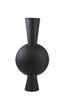 Light & Living Accessories Vase deco 47x26x100 cm KAVANDU matt black House of Isabella UK