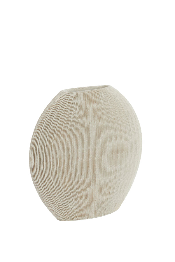 Light & Living Accessories Vase deco 50x15x50 cm BUBIO cream House of Isabella UK