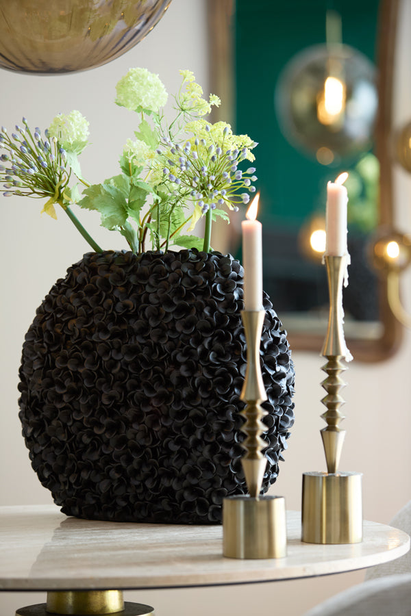 Light & Living Accessories Vase deco 52x23x46,5 cm PHYLIA matt black House of Isabella UK