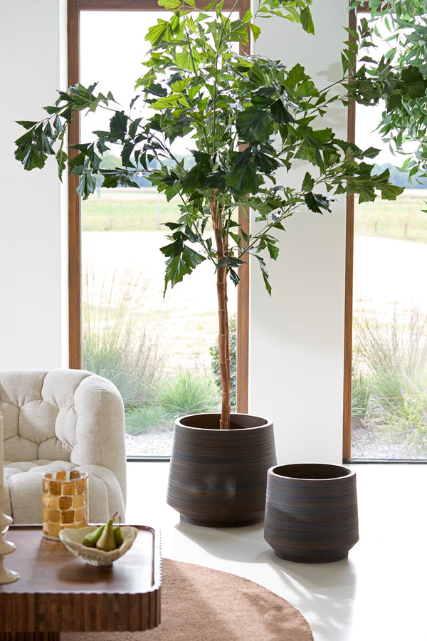 Light & Living Accessories Vase deco 53,5x45 cm EOWYN dark brown-brown House of Isabella UK