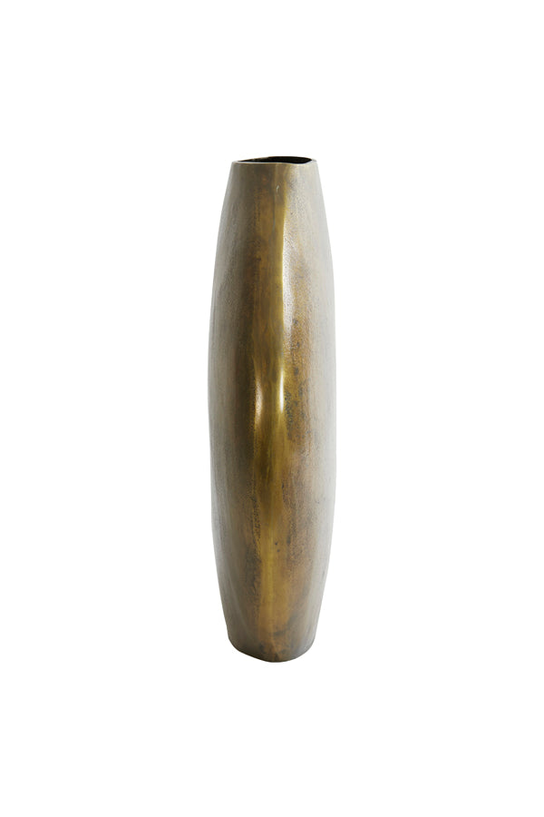 Light & Living Accessories Vase deco 53x7x53 cm POSITANO oval flat antique bronze House of Isabella UK