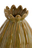 Light & Living Accessories Vase deco 9,5x13 cm FELINE ceramics green-brown House of Isabella UK