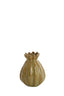 Light & Living Accessories Vase deco 9,5x13 cm FELINE ceramics green-brown House of Isabella UK