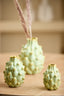 Light & Living Accessories Vase deco 9,5x13 cm TAYA ceramics yellow-green House of Isabella UK