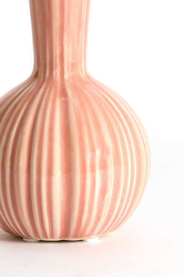 Light & Living Accessories Vase deco 9,5x17 cm SHAREL ceramics pink House of Isabella UK