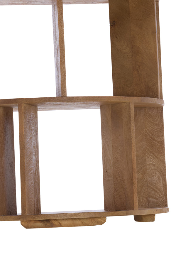 Light & Living Accessories Wall cabinet open 76x37x212 cm LIMPYA light brown House of Isabella UK
