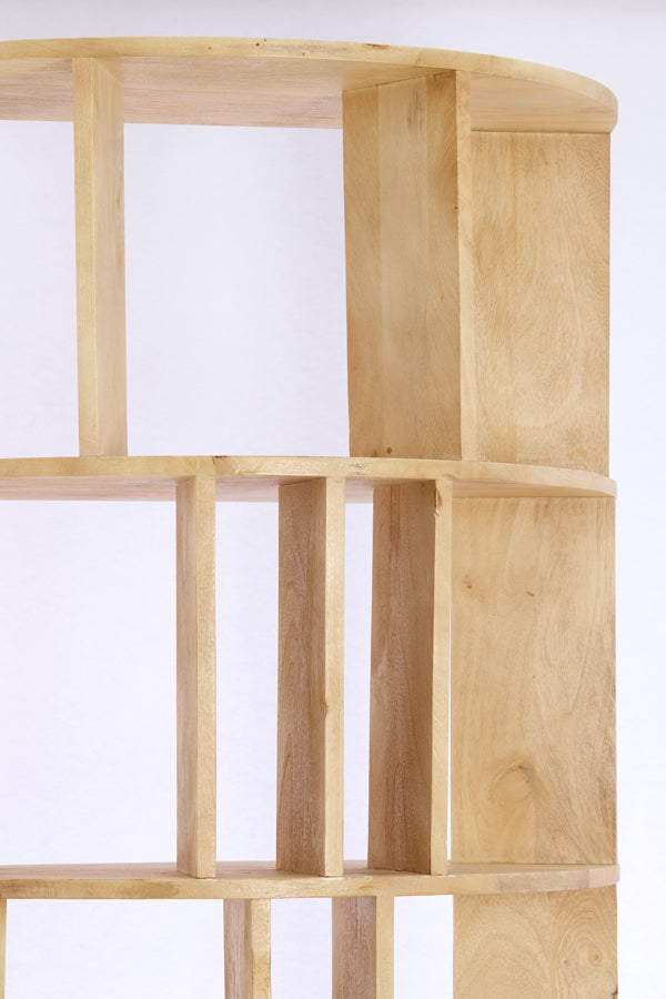 Light & Living Accessories Wall cabinet open 76x37x212 cm LIMPYA matt natural House of Isabella UK