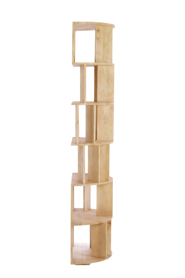 Light & Living Accessories Wall cabinet open 76x37x212 cm LIMPYA matt natural House of Isabella UK