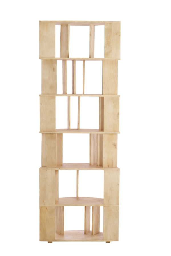 Light & Living Accessories Wall cabinet open 76x37x212 cm LIMPYA matt natural House of Isabella UK