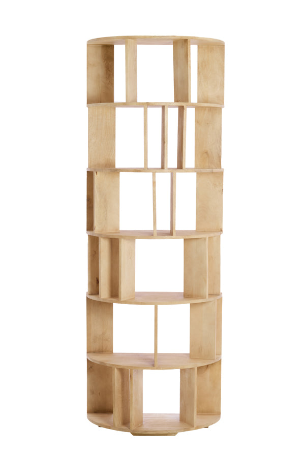 Light & Living Accessories Wall cabinet open 76x37x212 cm LIMPYA matt natural House of Isabella UK