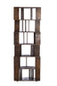 Light & Living Accessories Wall cabinet open 76x37x212 cm LIMPYA wood matt dark russet House of Isabella UK