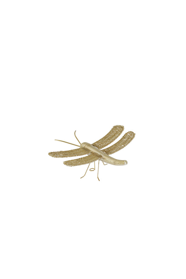 Light & Living Accessories Wall ornament 25x22x7 cm DRAGONFLY gold House of Isabella UK