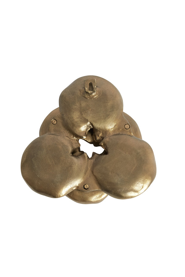 Light & Living Accessories Wall ornament 30x29x6 cm SOLASSI gold House of Isabella UK