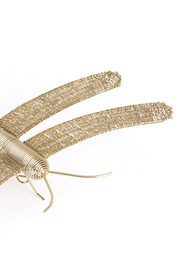 Light & Living Accessories Wall ornament 36x25x9 cm DRAGONFLY gold House of Isabella UK