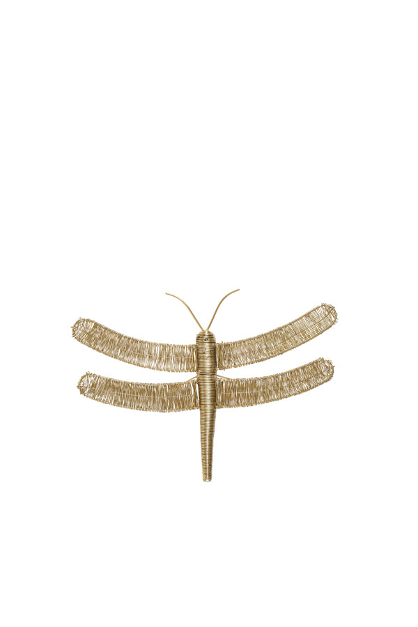 Light & Living Accessories Wall ornament 36x25x9 cm DRAGONFLY gold House of Isabella UK