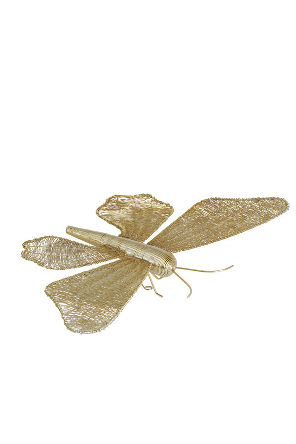 Light & Living Accessories Wall ornament 49x30x9 cm BUTTERFLY gold House of Isabella UK