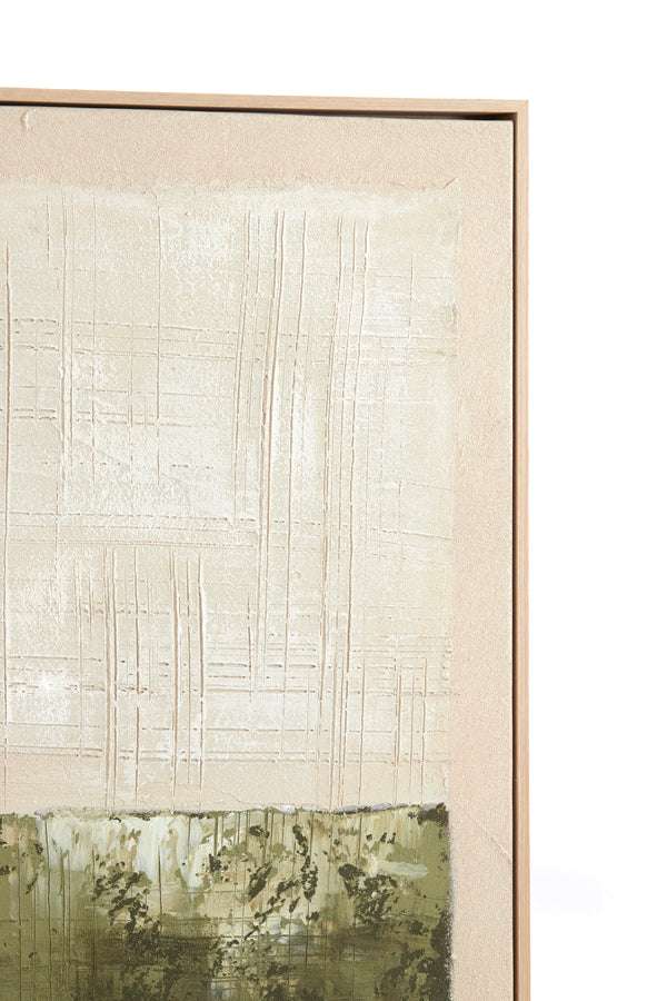Light & Living Accessories Wall ornament 60x3,5x80 cm MAREYA olive green+cream House of Isabella UK