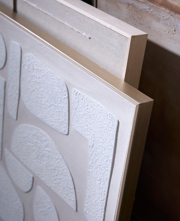 Light & Living Accessories Wall ornament 80x3,5x80 cm NIEVES sand+cream House of Isabella UK