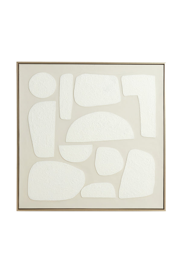 Light & Living Accessories Wall ornament 80x3,5x80 cm NIEVES sand+cream House of Isabella UK