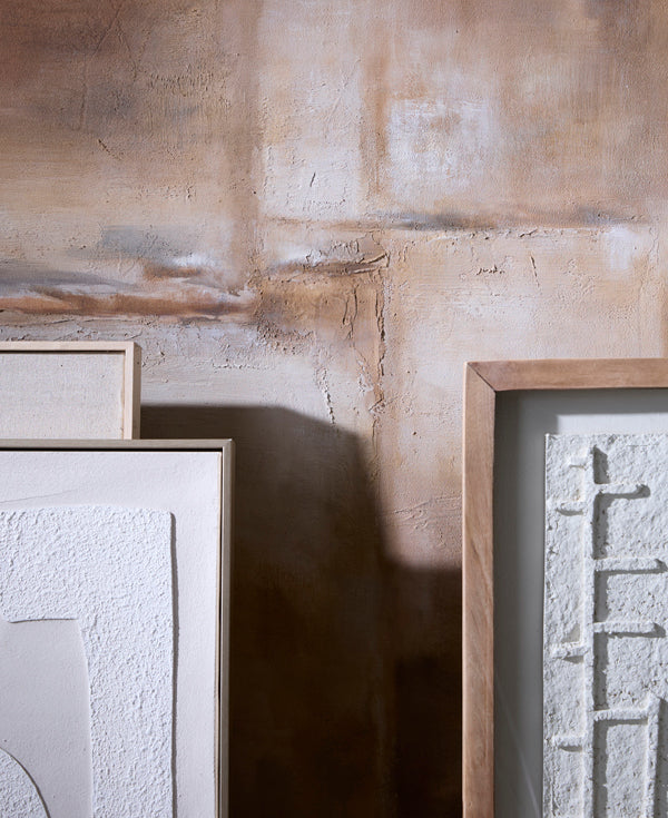 Light & Living Accessories Wall ornament 90x3,5x120 cm MANARO terra+sand House of Isabella UK