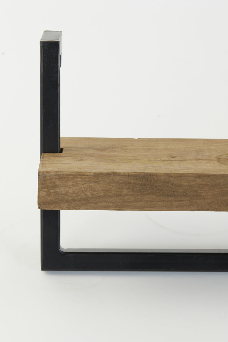 Light & Living Accessories Wall shelf 100x15x24 cm MADDISON wood dark brown House of Isabella UK