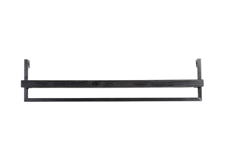 Light & Living Accessories Wall shelf 100x15x24 cm MADDISON wood matt black House of Isabella UK
