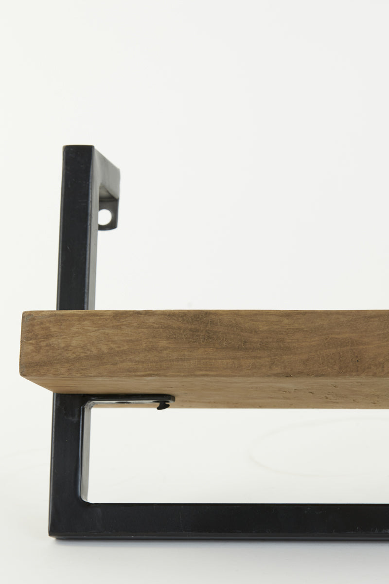 Light & Living Accessories Wall shelf 120x18x24 cm MADDISON wood dark brown House of Isabella UK