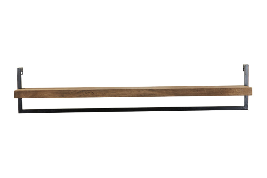 Light & Living Accessories Wall shelf 120x18x24 cm MADDISON wood dark brown House of Isabella UK
