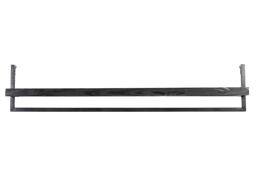 Light & Living Accessories Wall shelf 120x18x24 cm MADDISON wood matt black House of Isabella UK