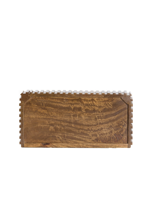 Light & Living Accessories Wall shelf 40x20x7 cm GATURA wood dark brown House of Isabella UK