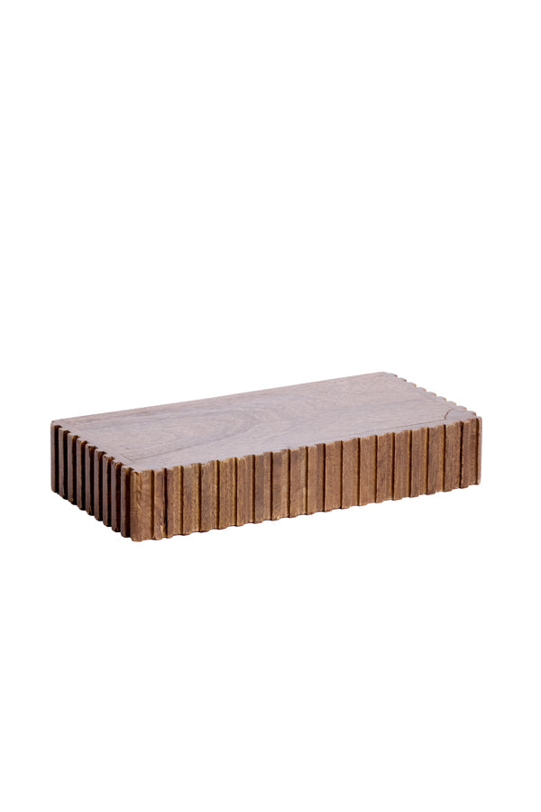 Light & Living Accessories Wall shelf 40x20x7 cm GATURA wood dark brown House of Isabella UK