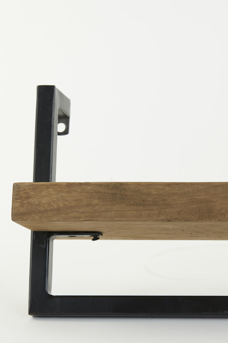 Light & Living Accessories Wall shelf 80x15x24 cm MADDISON wood dark brown House of Isabella UK