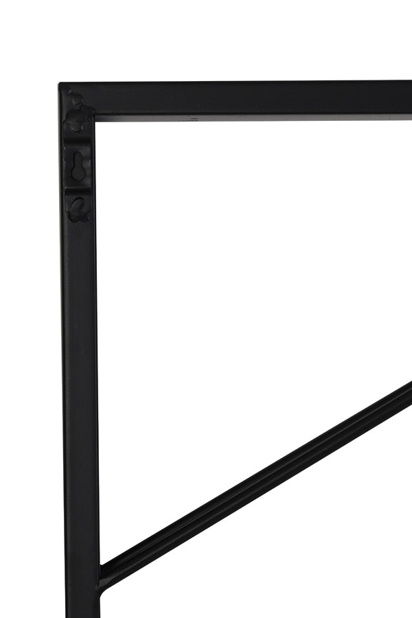 Light & Living Accessories Wine rack 16 bottles 70x6x160 cm MALBEO black House of Isabella UK
