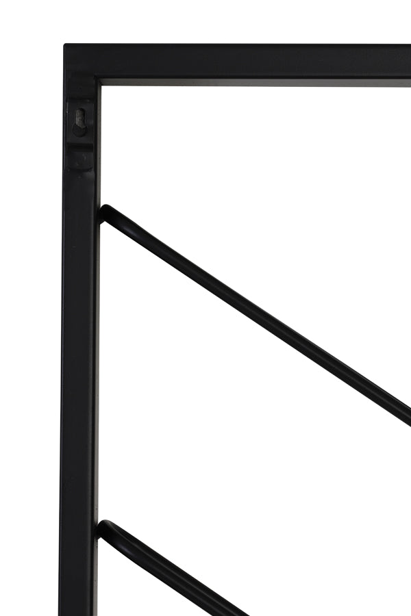 Light & Living Accessories Wine rack 8 bottles 36x6x160 cm MALBEO black House of Isabella UK