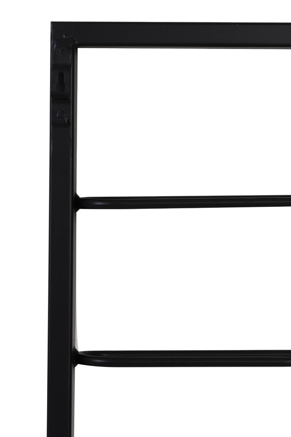 Light & Living Accessories Wine rack 8 bottles 42x6x120 cm MACABEN black House of Isabella UK