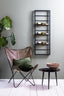 Light & Living Accessories Wine rack 8 bottles 42x6x120 cm MACABEN black House of Isabella UK
